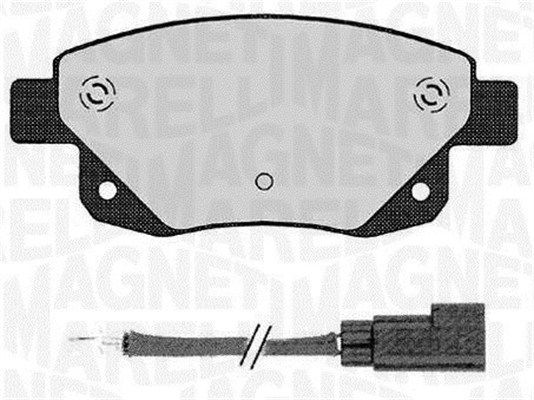 MAGNETI MARELLI Piduriklotsi komplekt,ketaspidur 363916060273